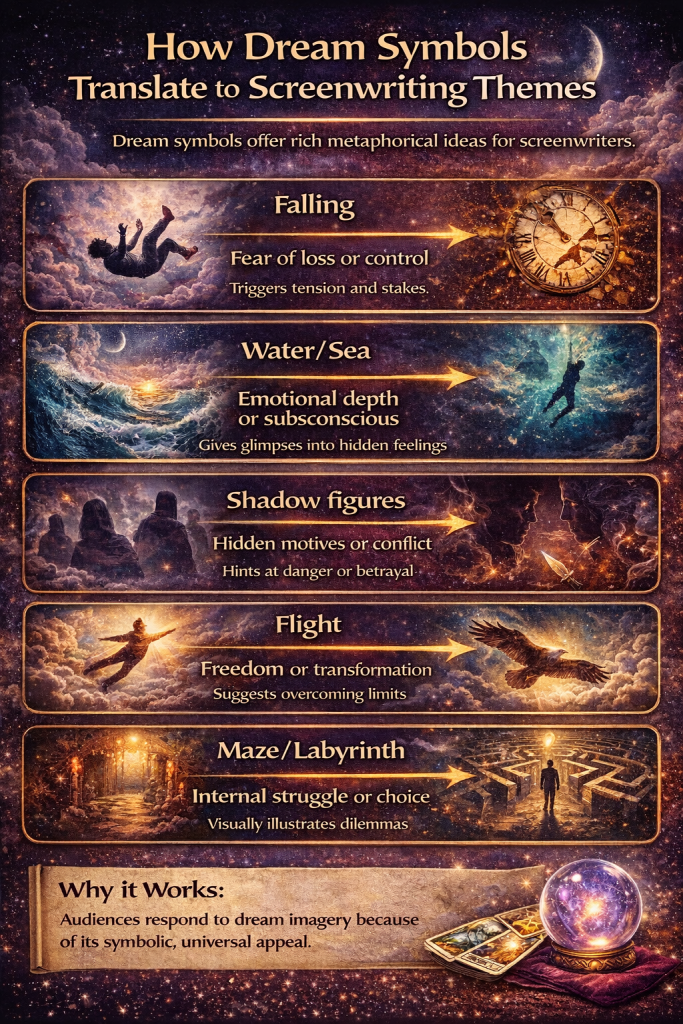 How Dream Symbols Translate to Screenwriting Themes