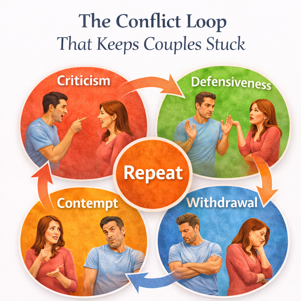 The Conflict Loop That Keeps Couples Stuck